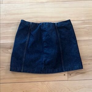 H&M Blue Denim Mini Skirt Casual